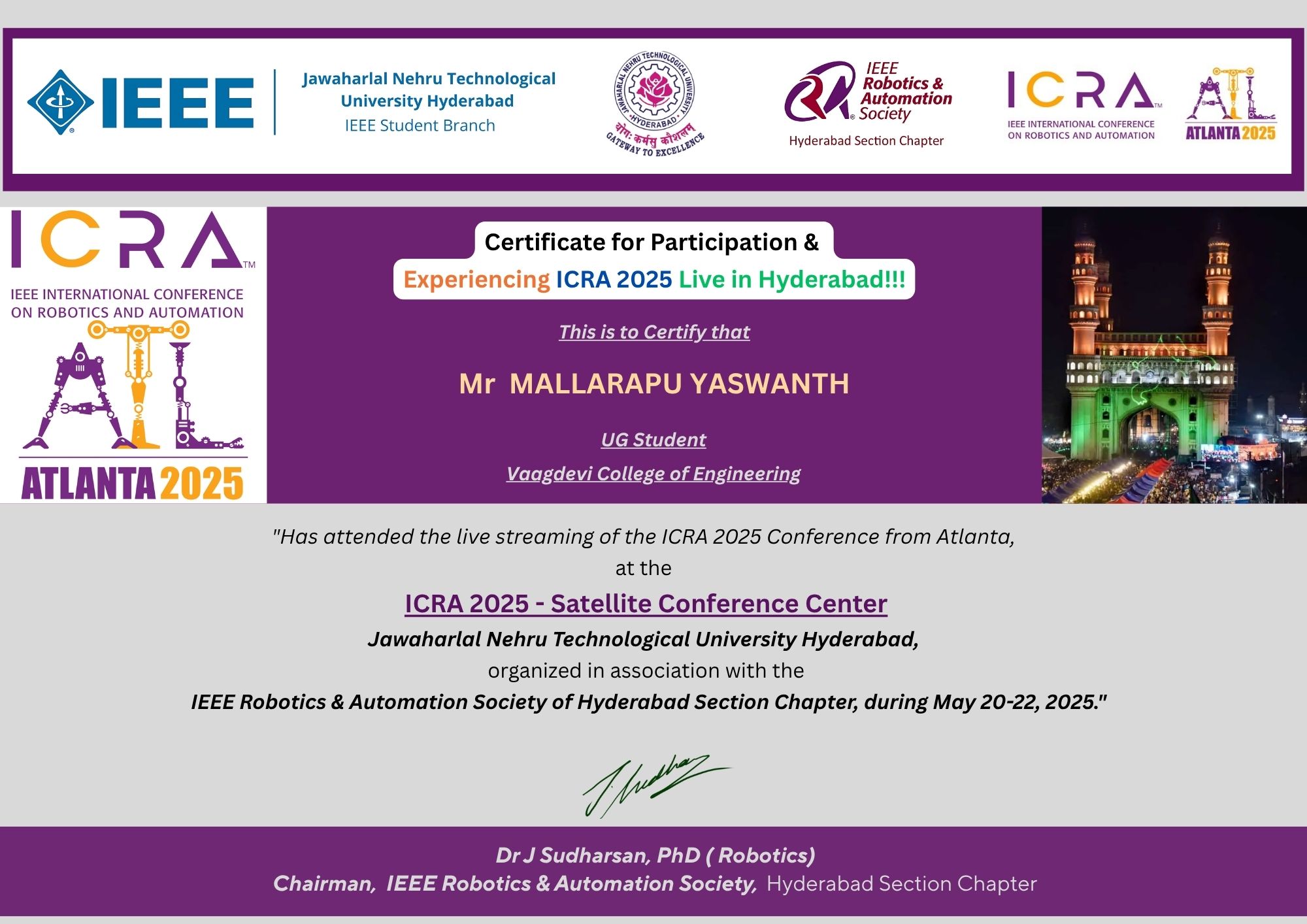 Conference Certificate